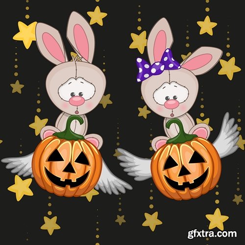 Halloween card 2 - 30 EPS