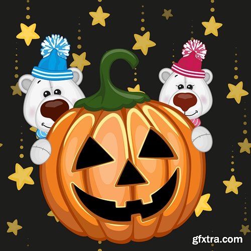 Halloween card 2 - 30 EPS