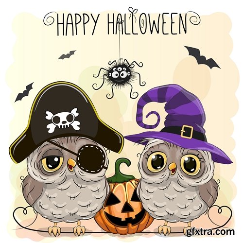 Halloween card 2 - 30 EPS