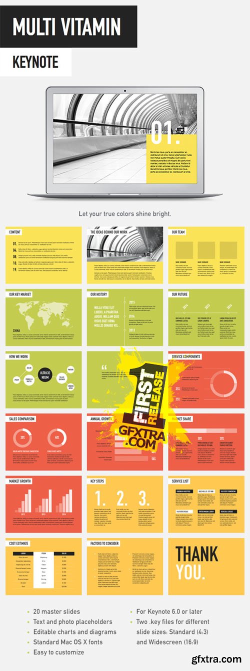 GR - Multi Vitamin Keynote Template 6856831 GR - Multi Vitamin Keynote Template 6856831