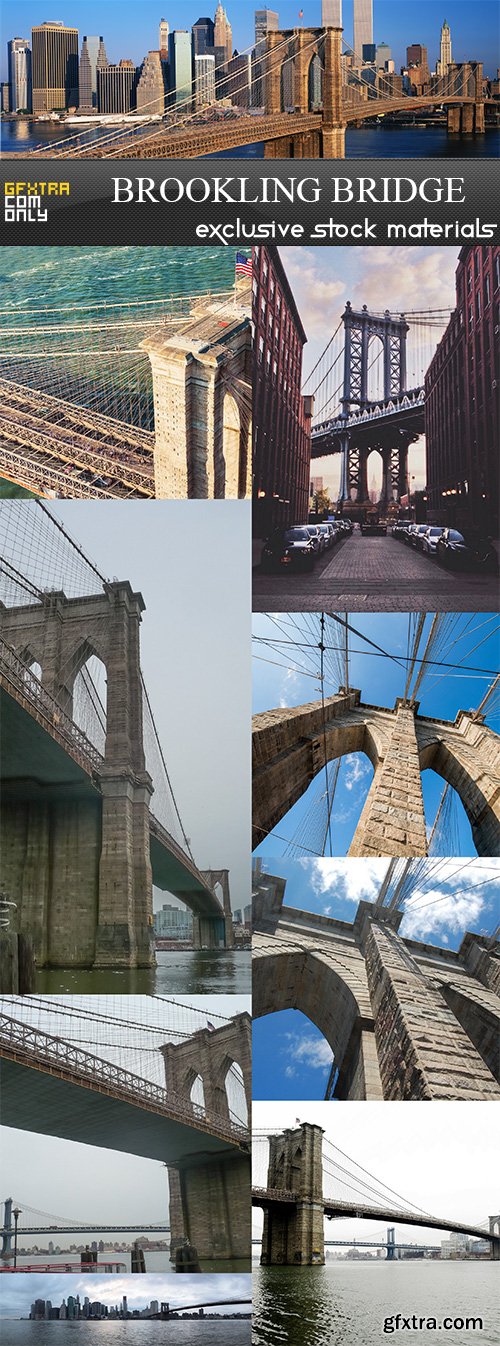 Brookling bridge, New York - 9 UHQ JPEG