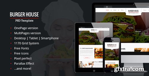 ThemeForest - BurgerHouse – Restaurant – Responsive PSD Template 6895430 ThemeForest - BurgerHouse – Restaurant – Responsive PSD Template 6895430