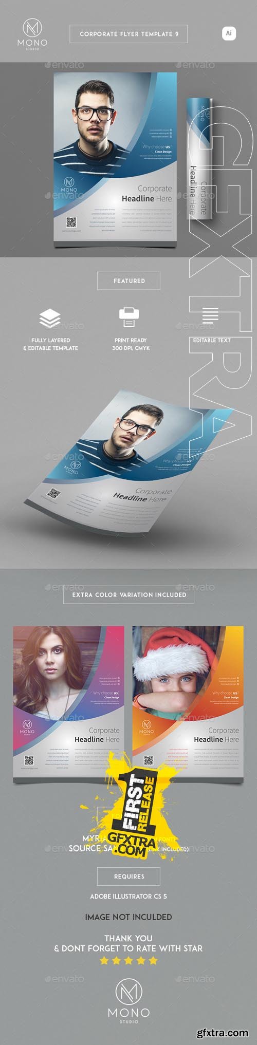 GR - Corporate Flyer Template Set 9 18326484 GR - Corporate Flyer Template Set 9 18326484
