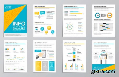 Business infographics elements for Brochures