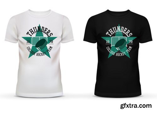 T-Shirts Print Design - 8xEPS