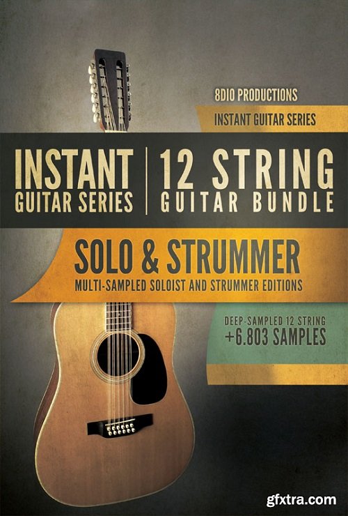 8Dio Instant Guitar Series 12-String Guitar Bundle KONTAKT-SYNTHiC4TE