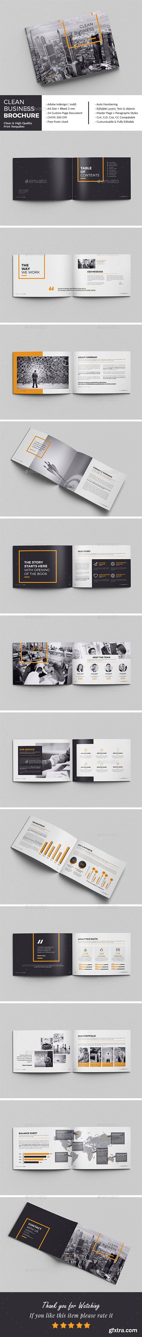 GraphicRiver - Clean Business Brochure - 18101180 GraphicRiver - Clean Business Brochure - 18101180