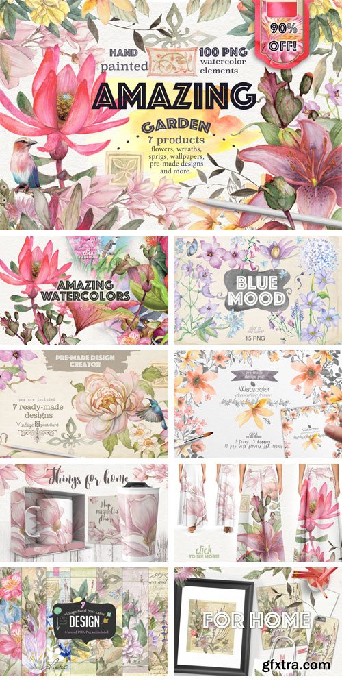 CM 966111 - Amazing Garden 100 PNG