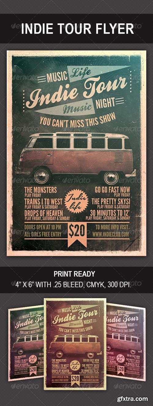 GR - Indie Tour Flyer 8712850 GR - Indie Tour Flyer 8712850