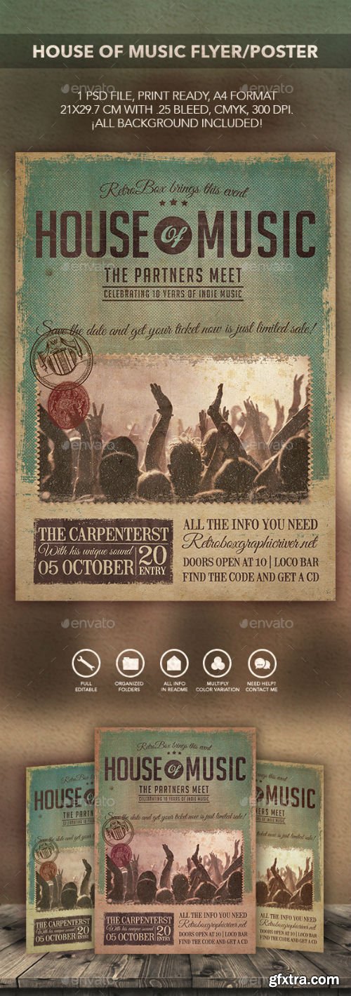 GR - House of Music Flyer/Poster 10779372 GR - House of Music Flyer/Poster 10779372