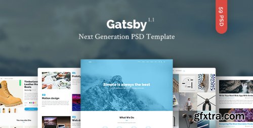 ThemeForest - Gatsby — Creative Multipurpose PSD Template 14811074 ThemeForest - Gatsby — Creative Multipurpose PSD Template 14811074