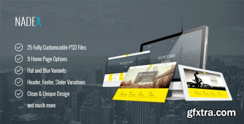 ThemeForest - Nadea &ndash; Multipurpose PSD Template 8225543