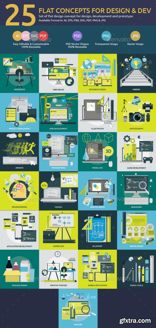 GR - Flat Concepts for Design &amp; Development 10663917