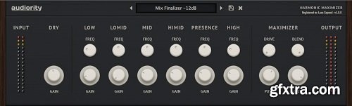 Audiority Harmonic Maximizer v1.0.0 WIN OSX Incl Patched and Keygen-R2R