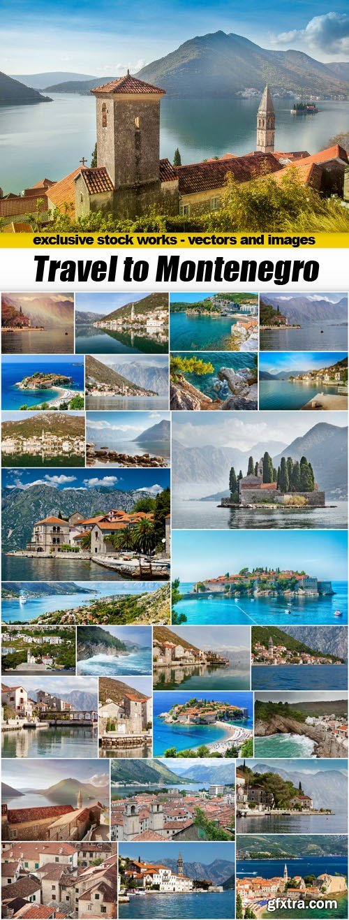 Travel to Montenegro - 30xUHQ JPEG