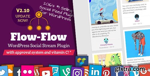 CodeCanyon - Flow-Flow v2.10.10 - WordPress Social Stream Plugin - 9319434