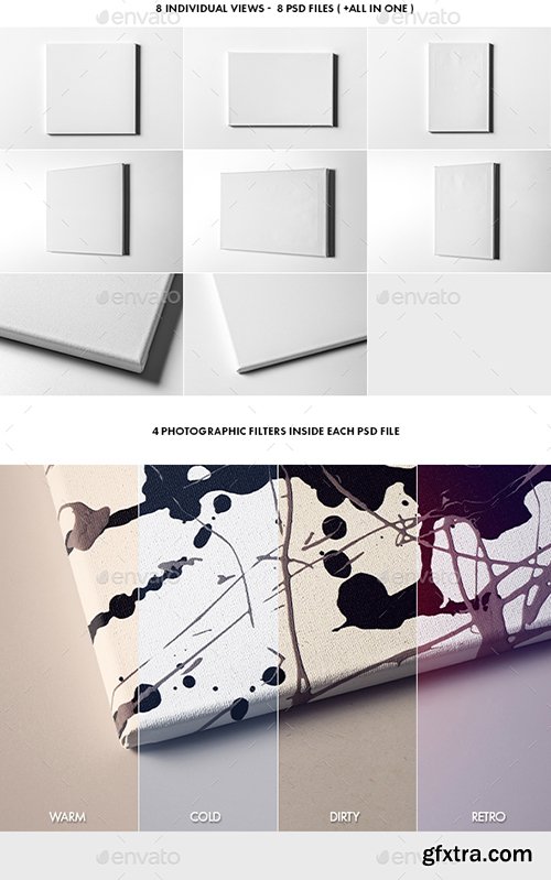 Graphicriver Canvas Mock-up 15782133
