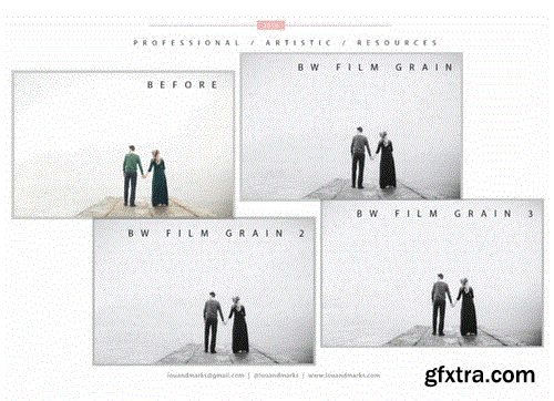 CM - Black & White Film Grain LR Preset 996558