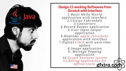 Design 11 softwares in Java from scratch