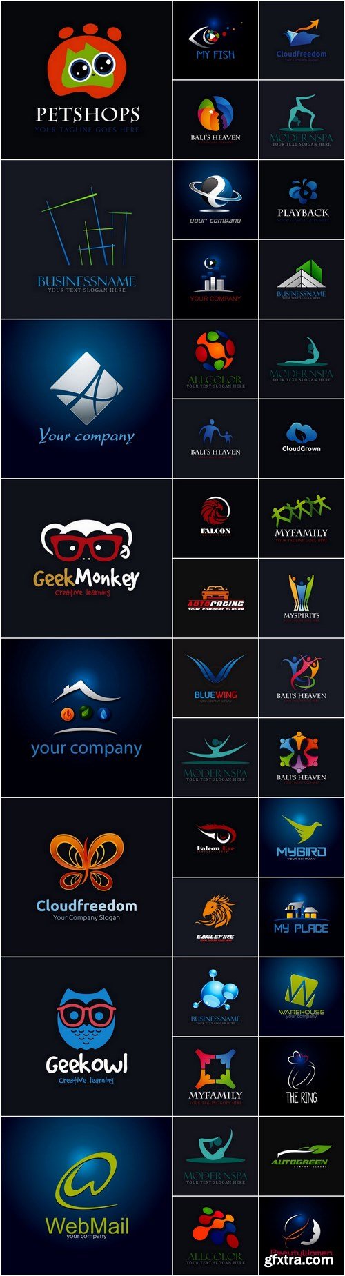 Creative Logo Design - 40xEPS, AI, SDR