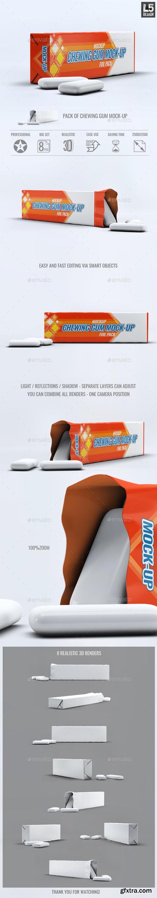 GR - Chewing Gum Package Mock-Up 15194217