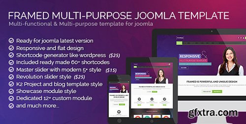 ThemeForest - Framed v1.2.0 - Multi-purpose Joomla Template - 9004815