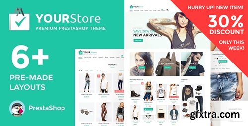 ThemeForest - YourStore v1.0.4 - PrestaShop theme - 16343521