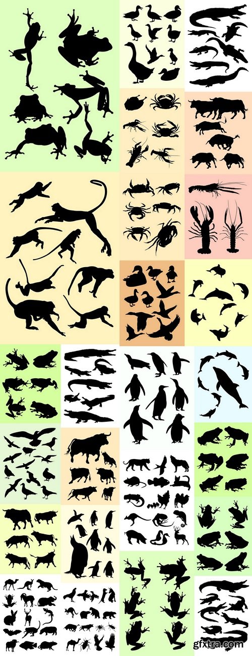 Animal silhouette, good use for symbol, logo, web icon, mascot, sign, or any design you want