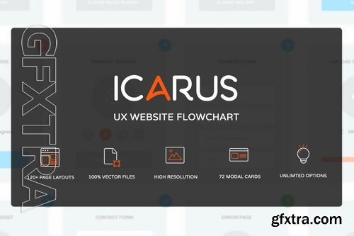 Icarus - UX Website Flowchart