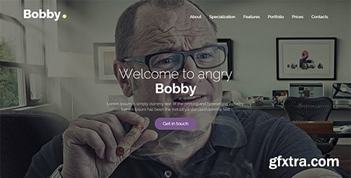 ThemeForest - Bobby v1.0 - Creative One Page Joomla Template - 15433872