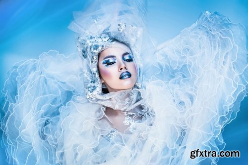 Collection of New Year's makeup manicure mouth costume decoration gift cilia 25 HQ Jpeg