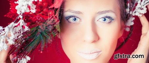 Collection of New Year's makeup manicure mouth costume decoration gift cilia 25 HQ Jpeg