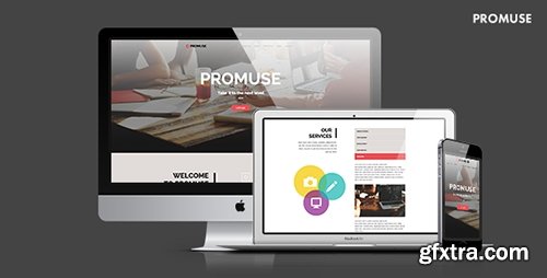 ThemeForest - Promuse v1.0 - Business Parallax Muse Template for Professionals - 8857966