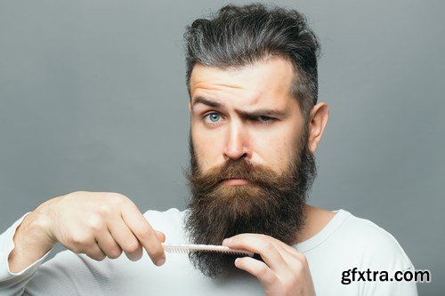 Man with Beard, Brutal Style, Hipster - 27xUHQ JPEG Photo Stock (Копировать)