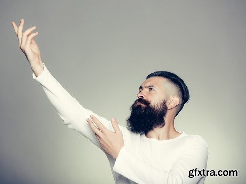 Man with Beard, Brutal Style, Hipster - 27xUHQ JPEG Photo Stock (Копировать)