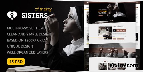 ThemeForest - Sisters of Mercy &mdash; Nonprofit PSD Template 12366101
