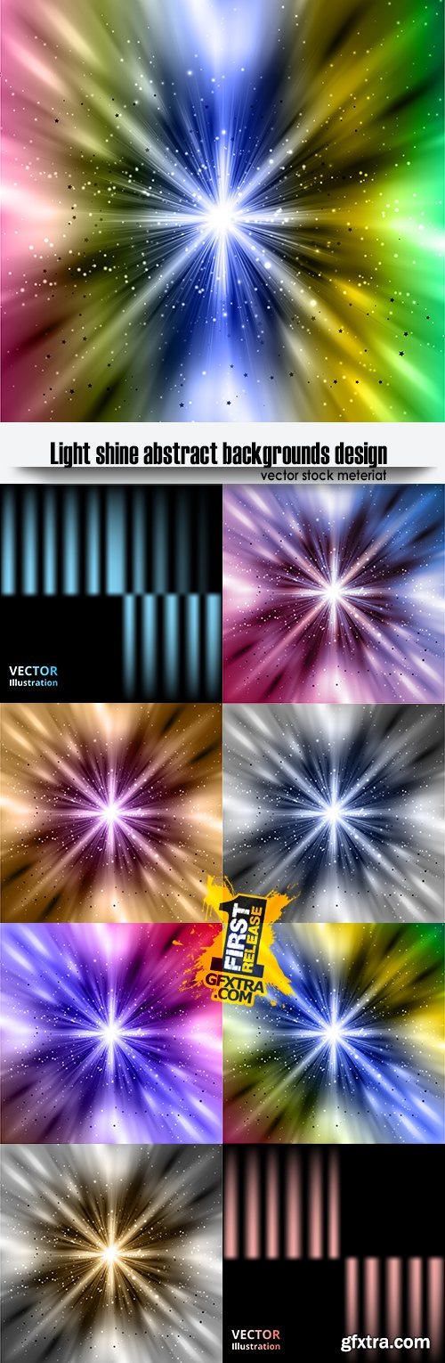 Light shine abstract backgrounds design