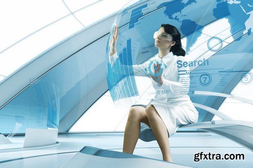 Future lifestyle and technology - 20xUHQ JPEG Photo Stock