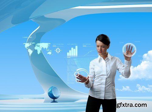 Future lifestyle and technology - 20xUHQ JPEG Photo Stock