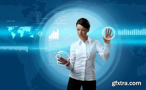 Future lifestyle and technology - 20xUHQ JPEG Photo Stock