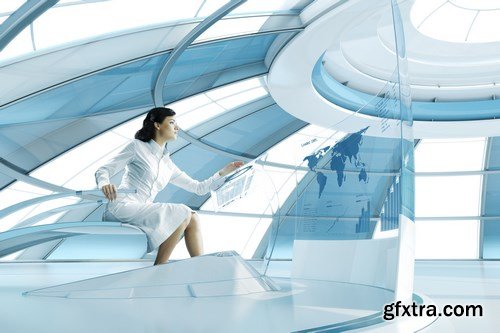 Future lifestyle and technology - 20xUHQ JPEG Photo Stock