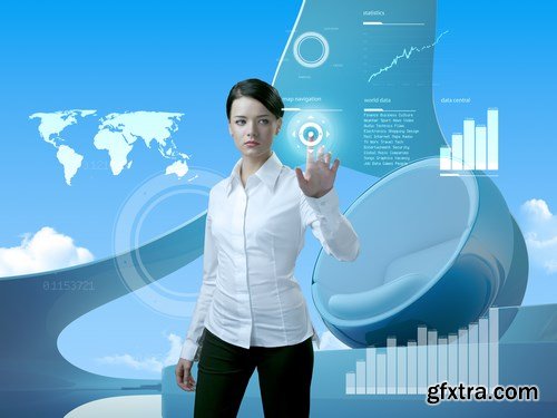 Future lifestyle and technology - 20xUHQ JPEG Photo Stock