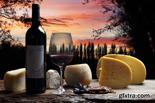 Wine and cheese - 6 UHQ JPEG