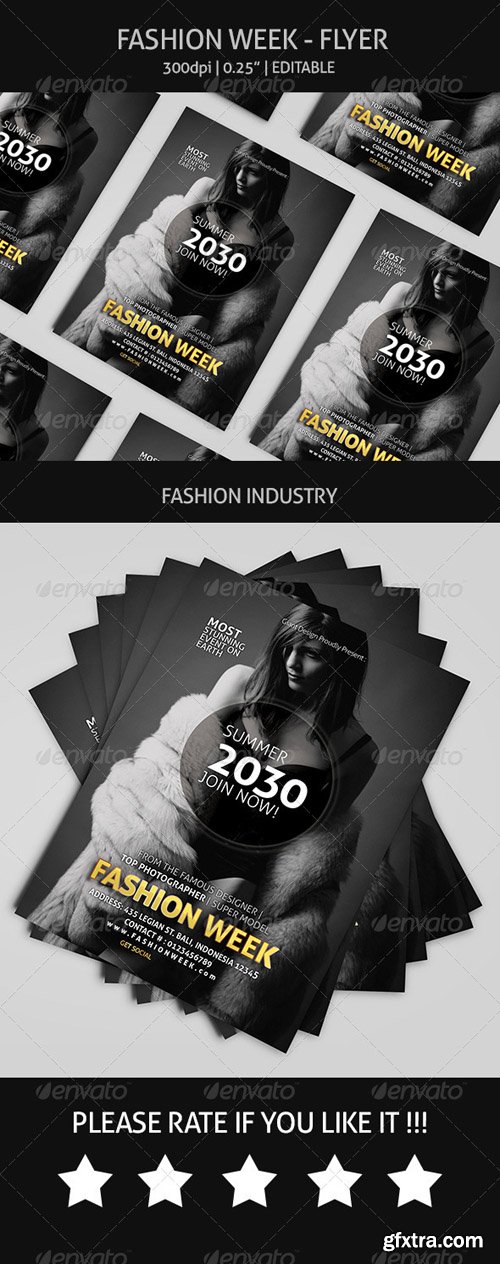 GR - Fashion Week - Flyer 8060998 GR - Fashion Week - Flyer 8060998