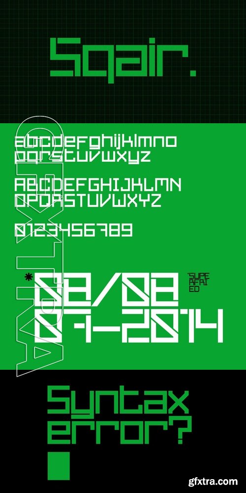 Sqair fonts
