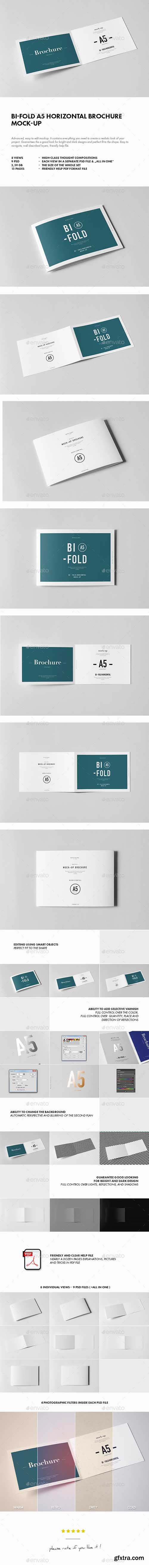 GR - Bi-Fold A5 Horizontal Brochure Mock-up 18271882 GR - Bi-Fold A5 Horizontal Brochure Mock-up 18271882