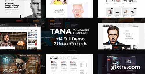 ThemeForest - Tana Magazine - PSD Template 15371240 ThemeForest - Tana Magazine - PSD Template 15371240