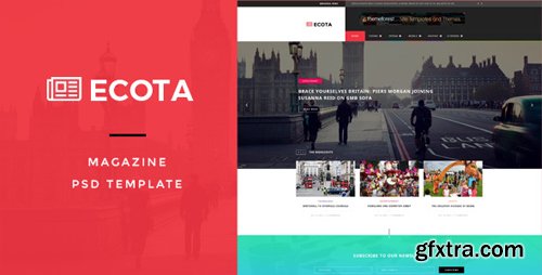 ThemeForest - Ecota - Premium Magazine PSD Template 13344301 ThemeForest - Ecota - Premium Magazine PSD Template 13344301