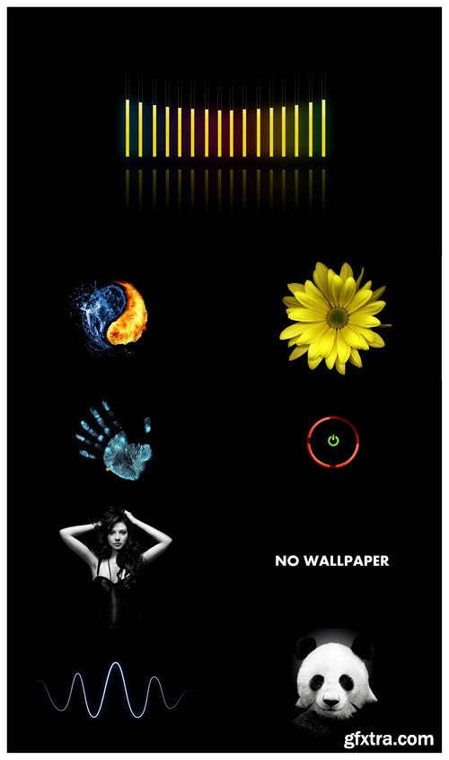 Wallpaper pack - Black 3