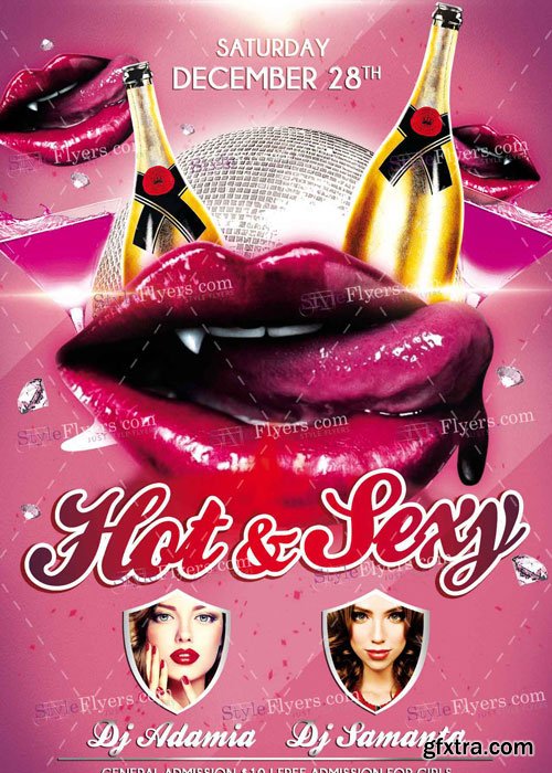 Hot And Sexy PSD Flyer Template